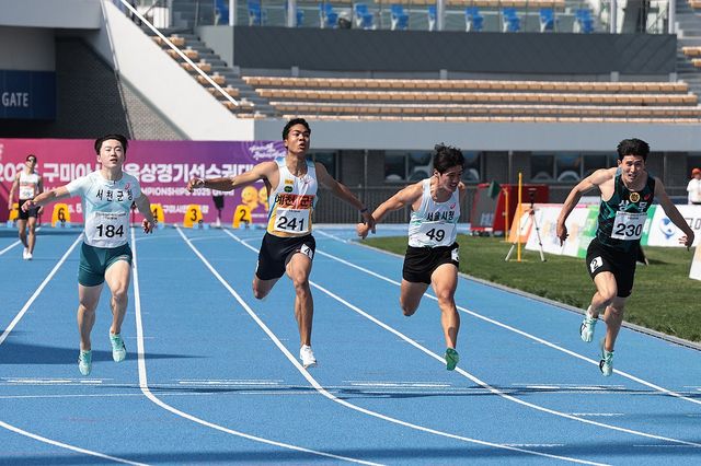 나마디 조엘진, 아시아육상선수권 남자 100ｍ 우승
