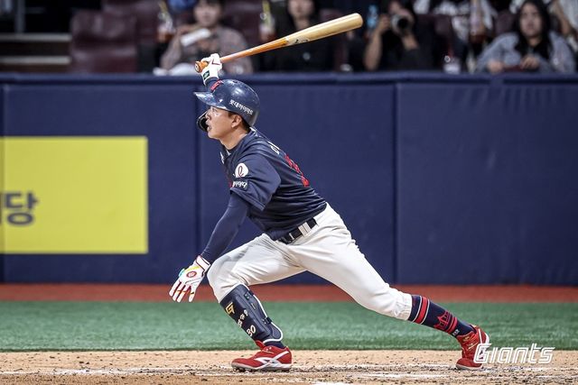 키움전 이호준의 안타