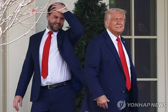 도널드 트럼프 미국 대통령과 J.D. 밴스 부통령