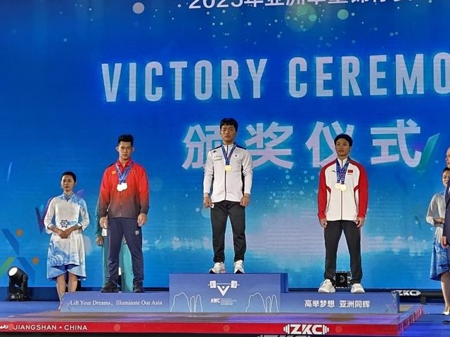 배문수, 아시아역도선수권 남자 67㎏급 합계 3위…용상은 1위