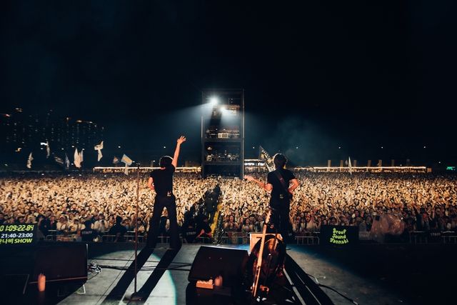 지난해 펜타포트 록페스티벌 출연한 밴드 잔나비