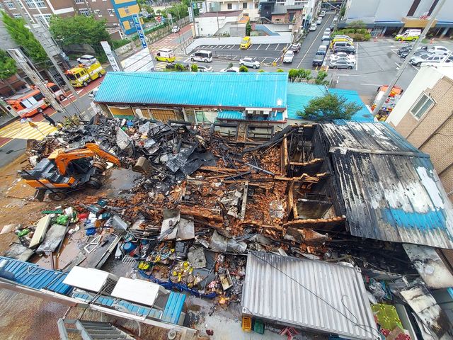 익산 음식점 화재