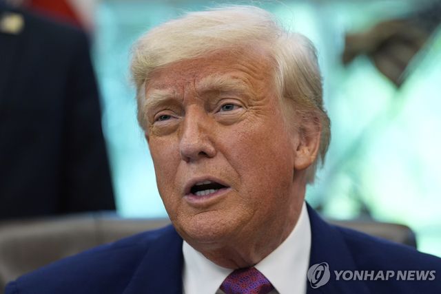 도널드 트럼프 미 대통령