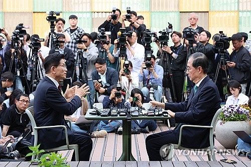 김문수-한덕수 2차 회동