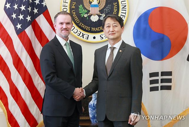 안덕근 산업부 장관, 미국무역대표부 대표 면담
