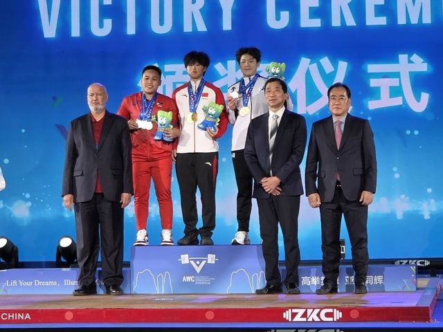 문민희, 아시아역도선수권 여자 64㎏급 3위