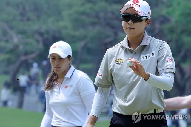 아람코 챔피언십 3R 첫 홀 김효주