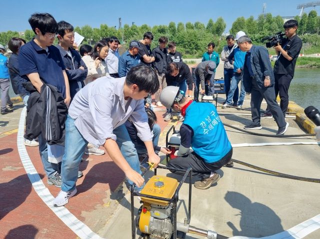 강남구 집중호우 대비 훈련