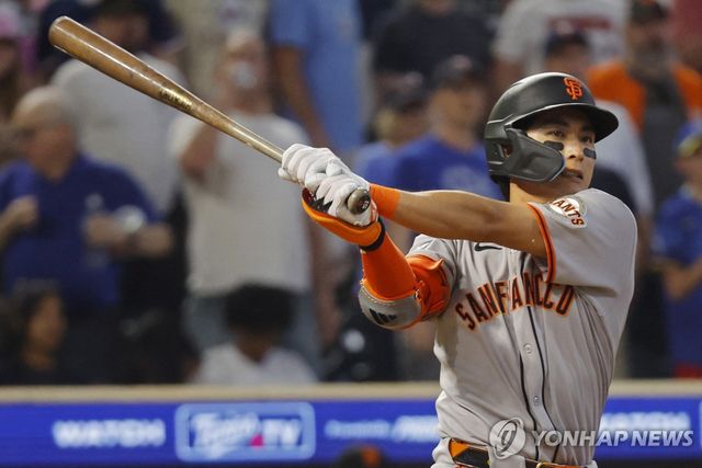 이정후의 10일 경기 모습. 