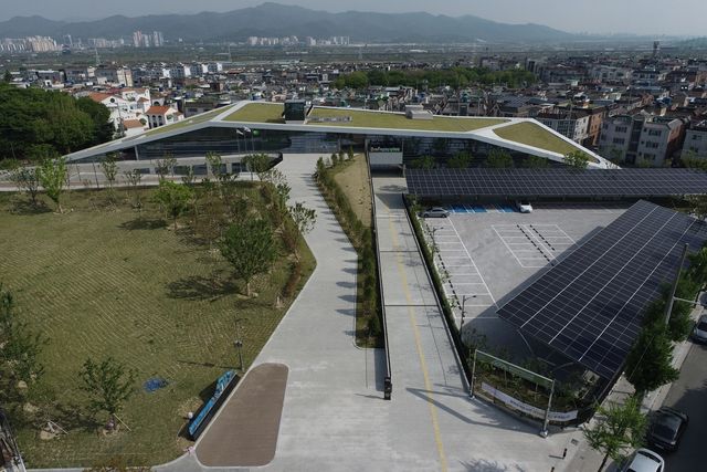 임당유적전시관 전경