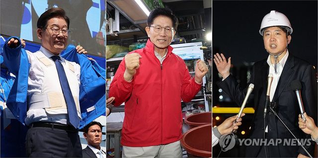 이재명·김문수·이준석, 제21대 대선 선거운동 시작