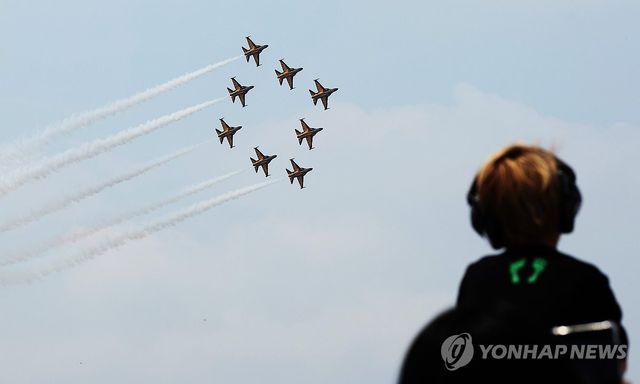 블랙이글스의 멋진 에어쇼