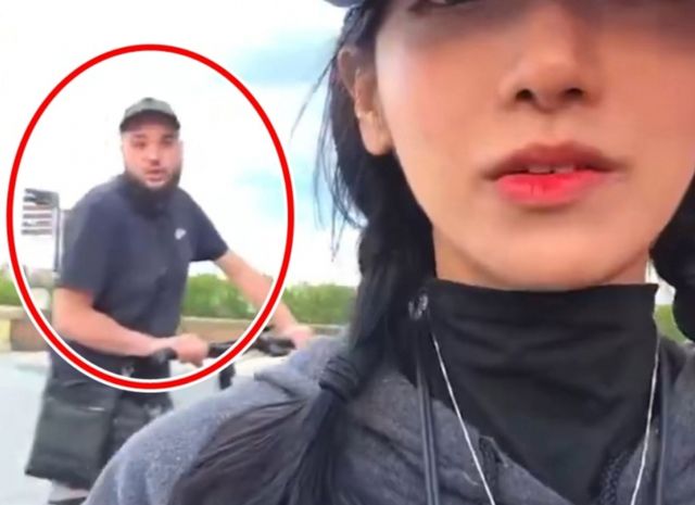 한국 유명 스트리머가 프랑스 남성에게 공격당하는 모습