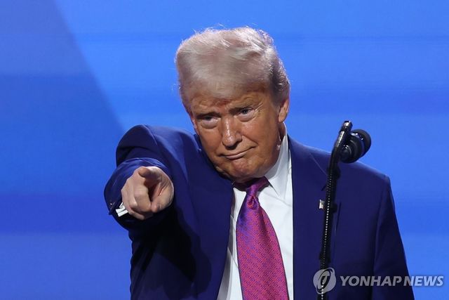 도널드 트럼프 미 대통령