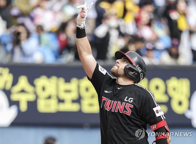 LG 오스틴 세리머니