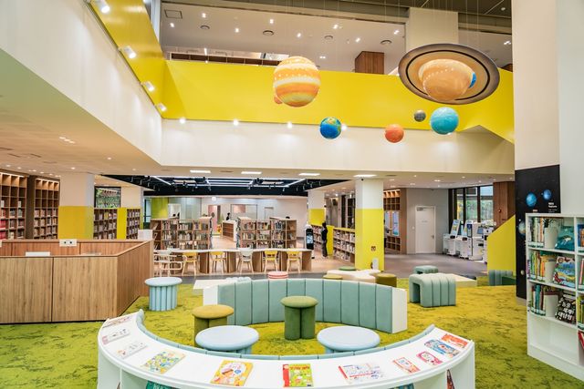 강동숲속도서관 전경