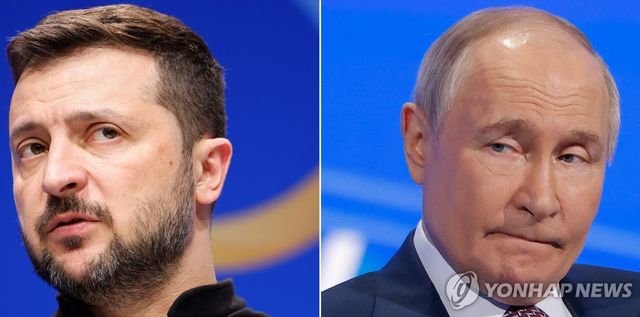 젤렌스키와 푸틴