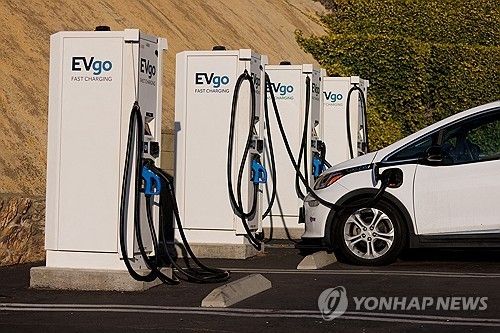 미국의 전기차 충전소 