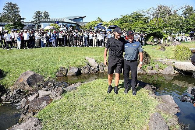 최경주의 우승을 도와준 18번 홀의 작은 섬