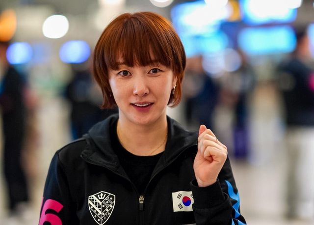 출국 전 도하 세계선수권 출전 각오 밝히는 서효원