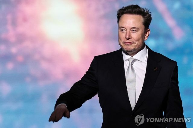 지난 13일 사우디-미국 투자 포럼 참석한 일론 머스크 테슬라 최고경영자