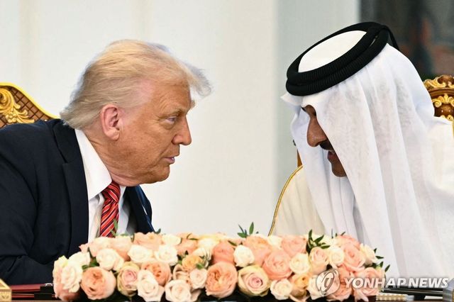 트럼프 미국 대통령과 알사니 카타르 국왕