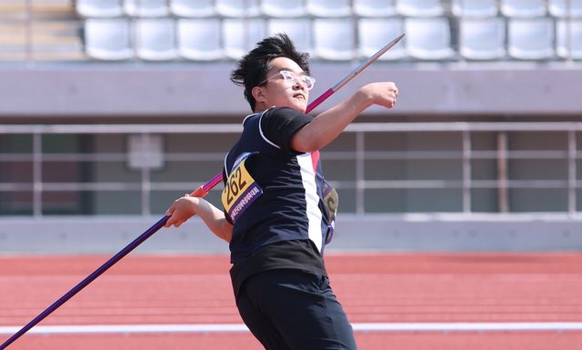 김동형, 전국장애학생체전 남자 창던지기 우승
