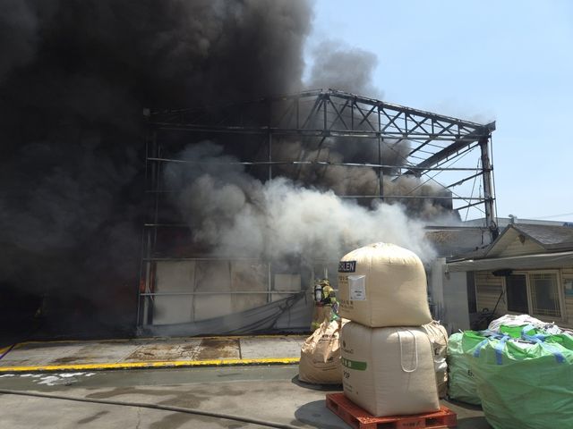 천안 재활용업체 화재