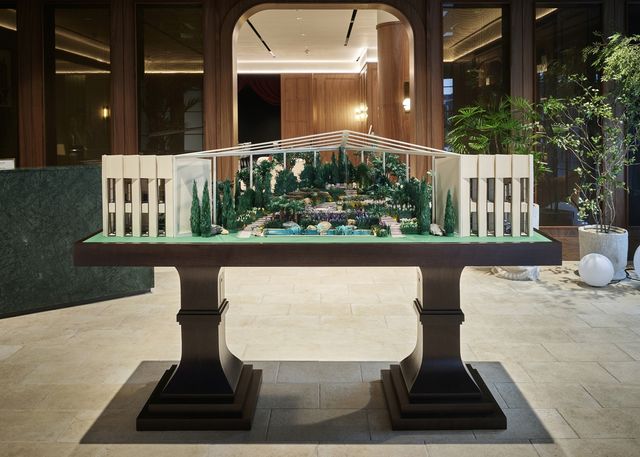 아크로 한남 홍보관 내부