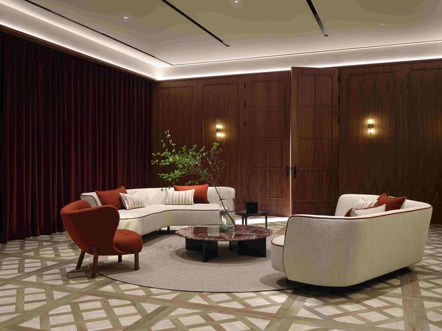 아크로 한남 홍보관 내부