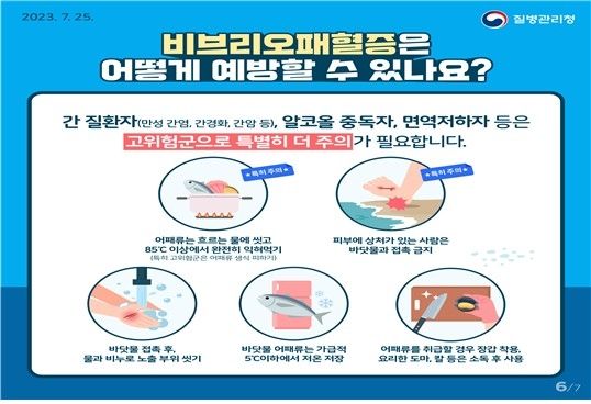 올해 첫 비브리오패혈증 발생…"어패류 섭취·바닷물 접촉 주의" - 2