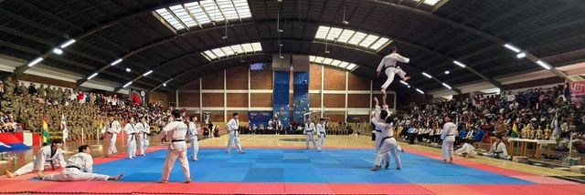 볼리비아에서 펼쳐진 국기원 태권도 시범