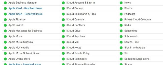 애플 페이 등 먹통됐다가 복구