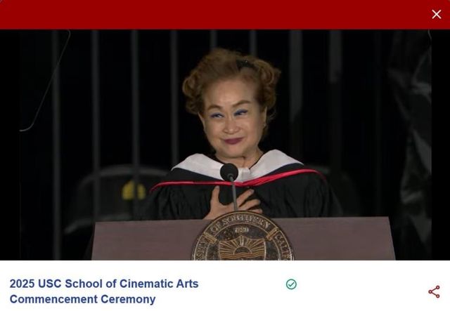 미국 서던캘리포니아대(USC) 졸업식에서 연설한 이미경 CJ그룹 부회장