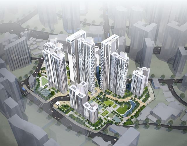 노량진4 재정비촉진구역 주택정비형 재개발사업 조감도