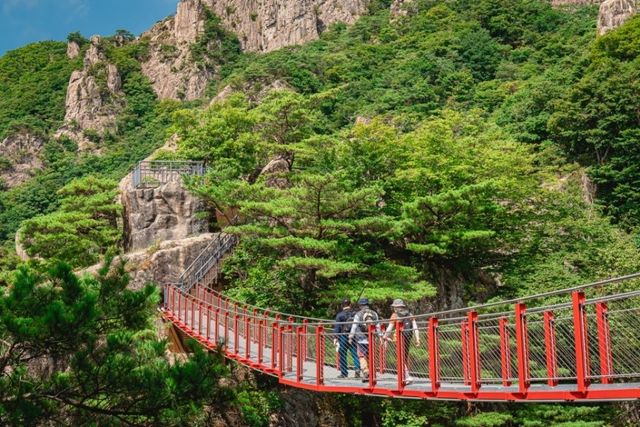  대둔산 구름다리 걷기