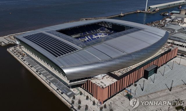 에버턴의 새 홈 경기장.