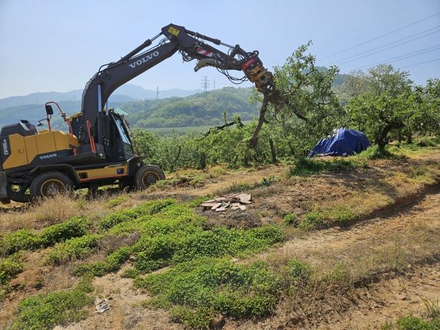 과수화상병으로 인한 매몰작업