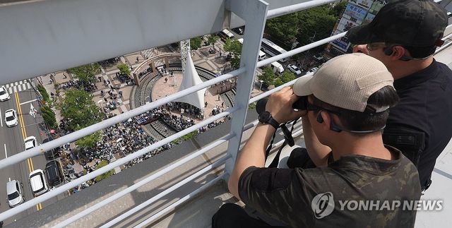 대선 후보 경호 강화