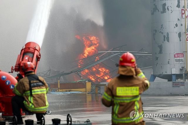 꺼질 줄 모르는 광주 금호타이어 광주공장 화재