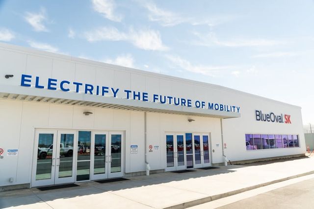 '블루오벌SK' 켄터키 1공장에 설치된 간판