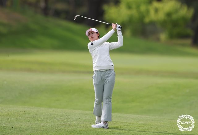 황유민의 아이언샷.