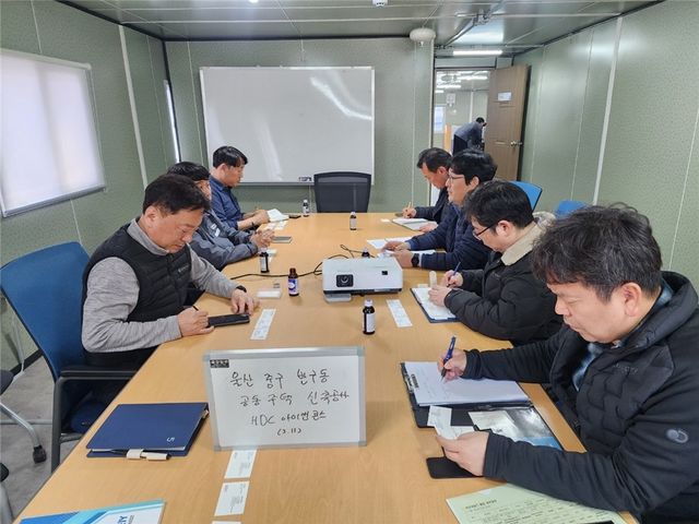 울산 중구 반구동 공동주택 신축공사 현장 영업 활동