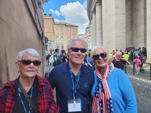 연합뉴스와 인터뷰하는 미국인 페기 씨