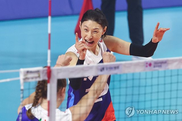 김연경 '좋았어'