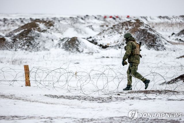 러시아군 훈련 모습