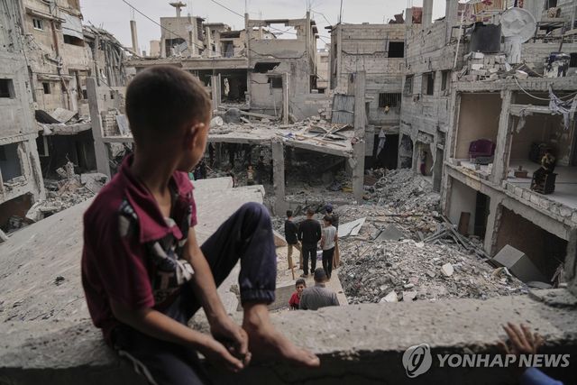 폐허 된 가자지구