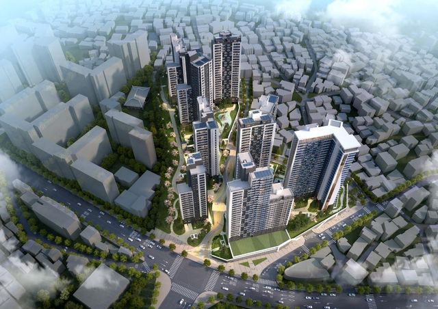  관악구 봉천1-1구역 조감도