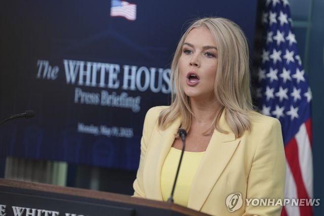 레빗 미국 백악관 대변인