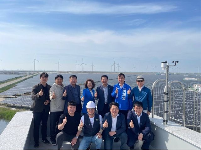 민주 기후대응위, 전남 재생에너지 발전소 순회 '경청투어' - 1